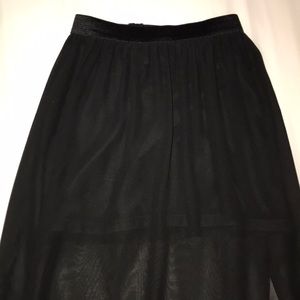 H&M long black skirt